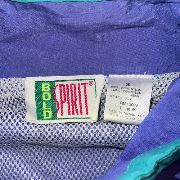 Vintage Bolo Spirit Purple Windbreaker Jacket Size Small - Picture 2 of 7